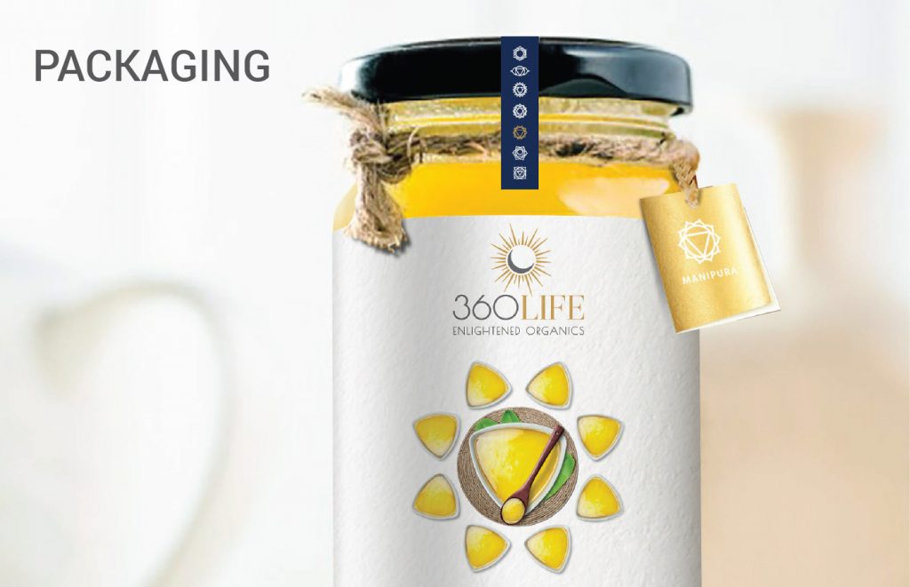 360 life web Packaging design