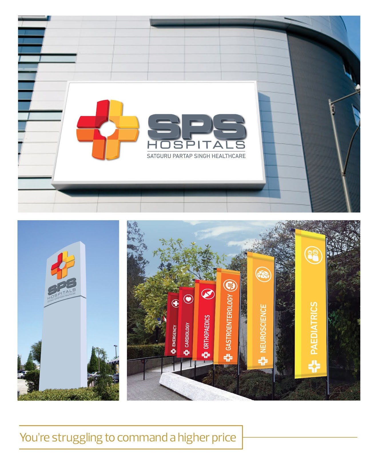 SPS Hospital Logo Board