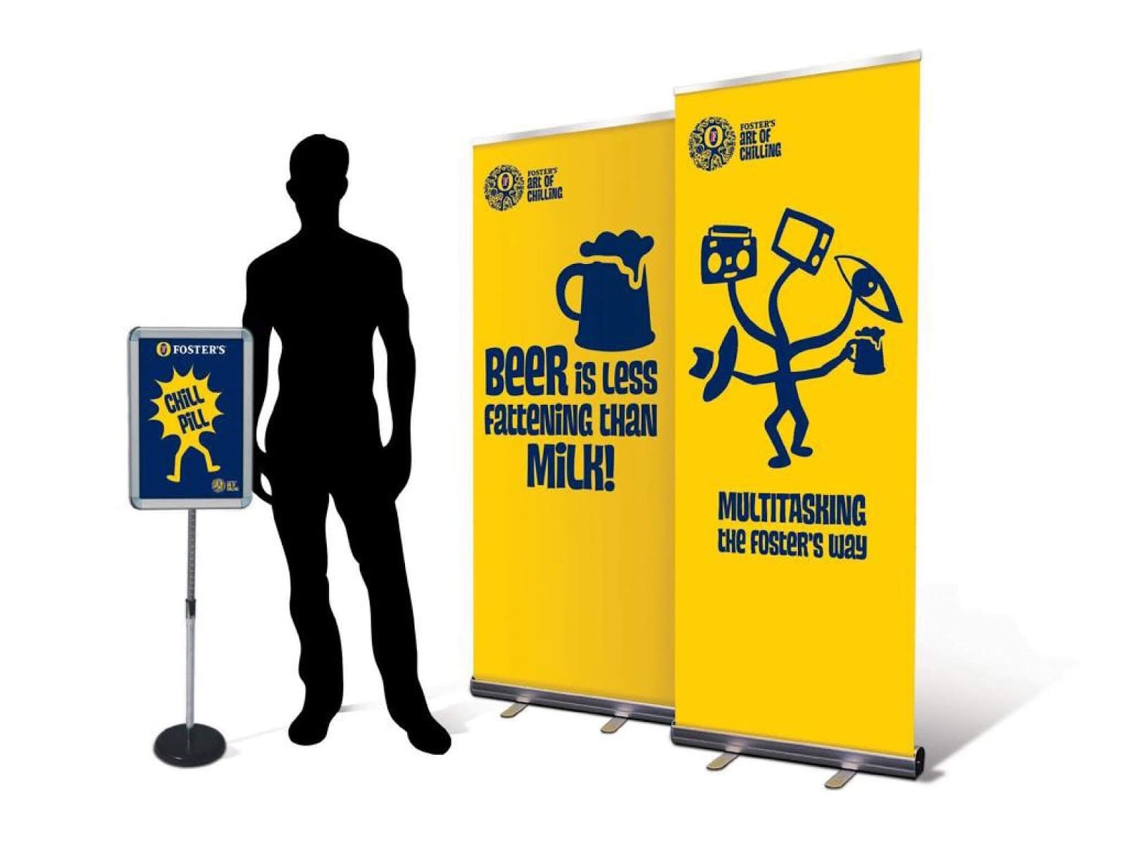 Standees, Banners and Collaterals to bring alive the brand’s positioning