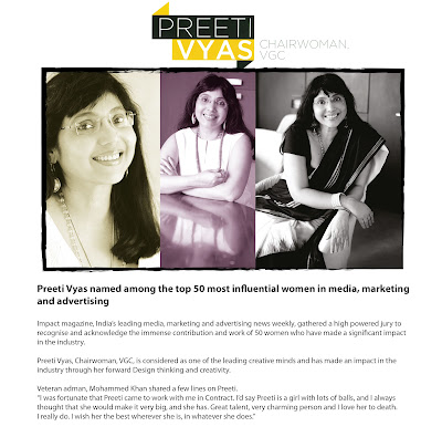 Yet another accolade for Preeti Vyas